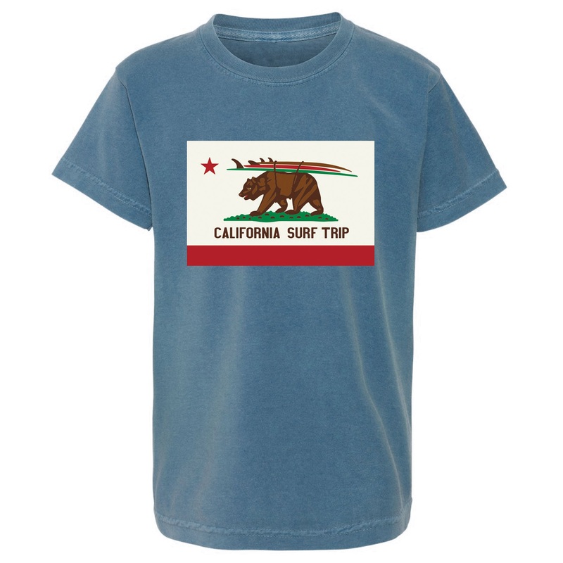 Poseidon Kids California Surf Trip Tee - True Navy