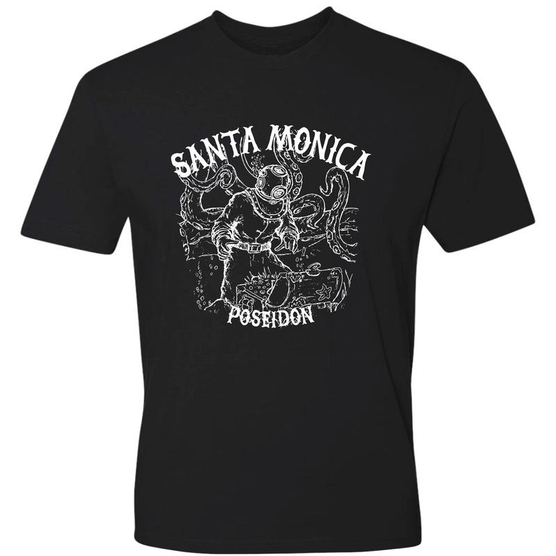 Poseidon Santa Monica Treasure Tee - Vintage Black
