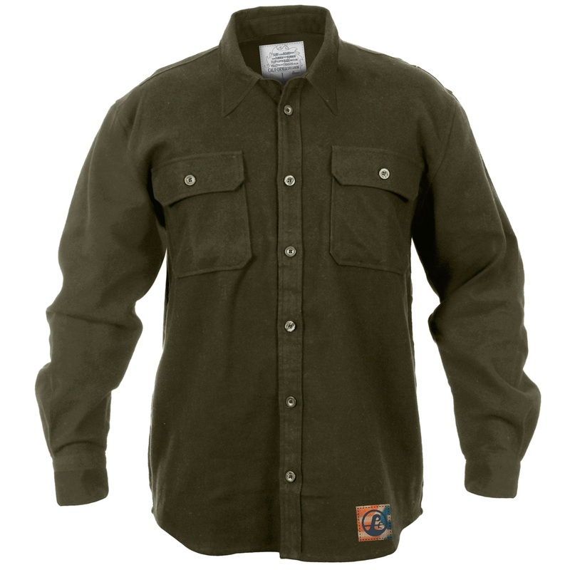 Poseidon Mountain Flannel - Army