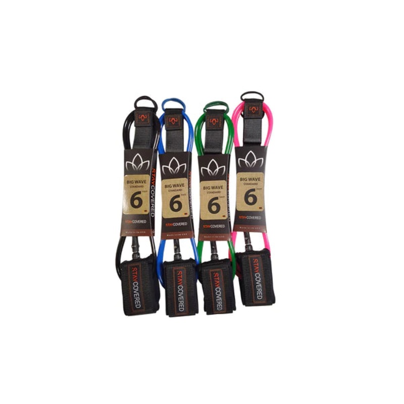 Stay Covered 6' - 10' Big Wave Surf Leash