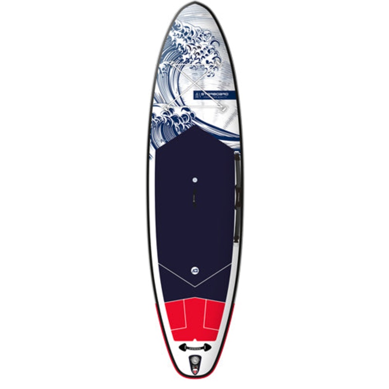 INFLATABLE SUP 10'8" X 33" X 4.75" iGO WAVE DELUXE SC BOARD