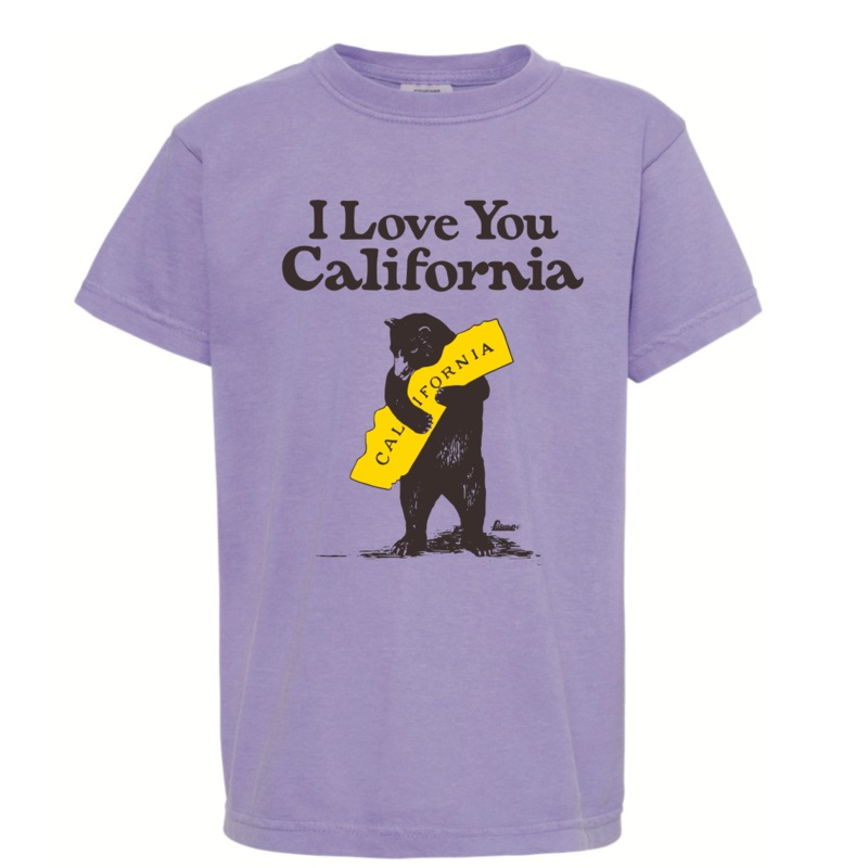 Poseidon Kids I Love You California Tee - Violet