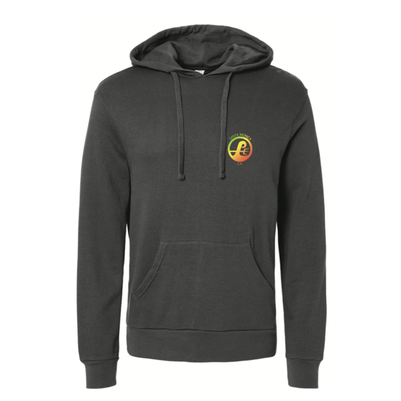 Poseidon Surf Shop Lightweight Hoodie - Dark Grey