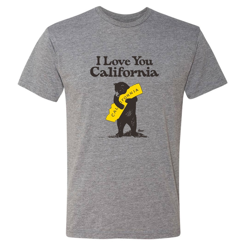 Poseidon I Love You California Tee - Heather Grey