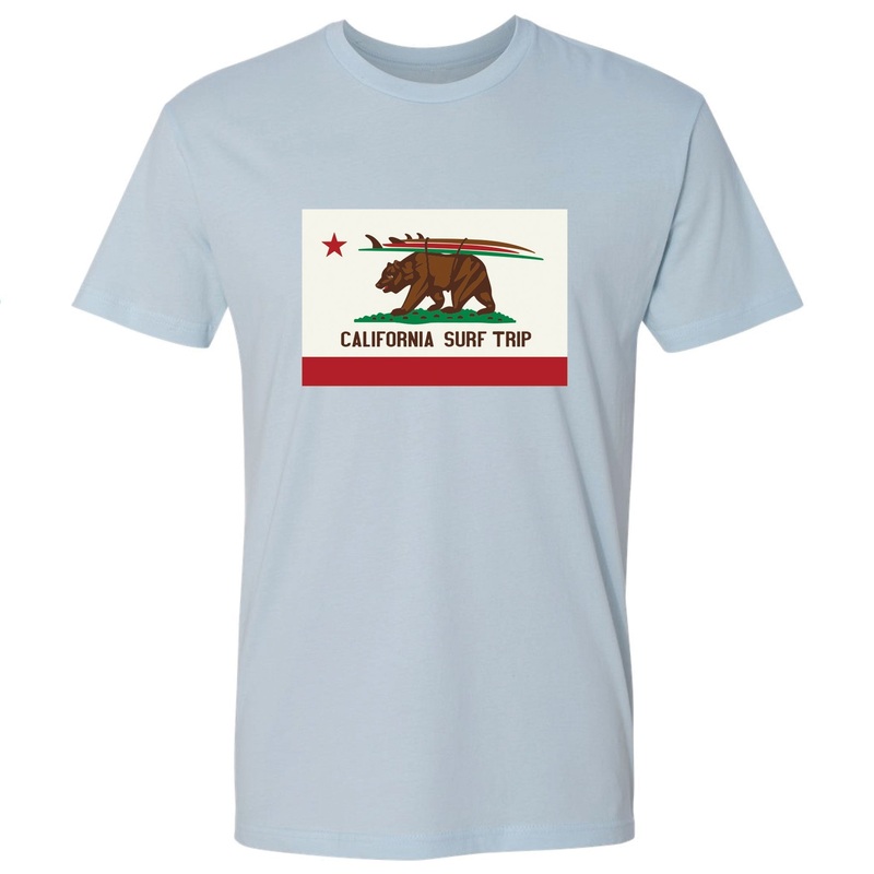 Poseidon California Surf Trip Tee - Light Blue