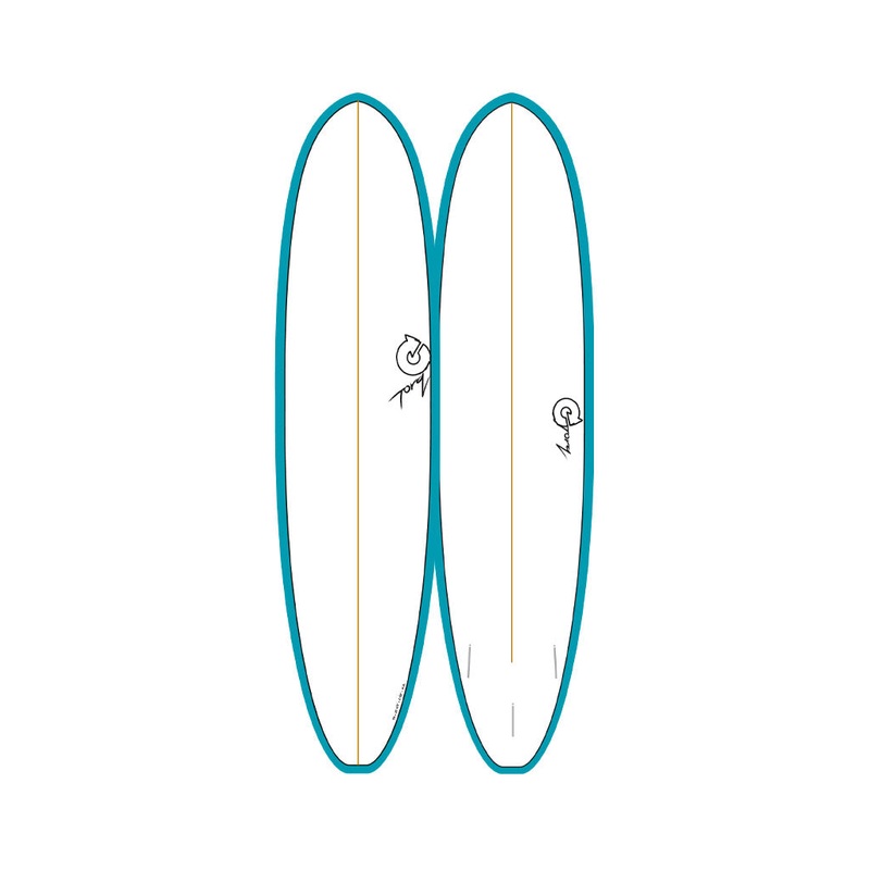 Torq TET Fun V+ Colored Rail Surfboard