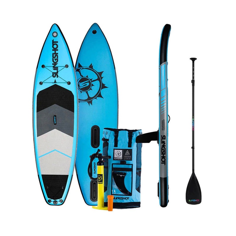 Slingshot Crossbreed 11' Inflatable SUP/Wing Foil Board Package (w/ SUP Winder)