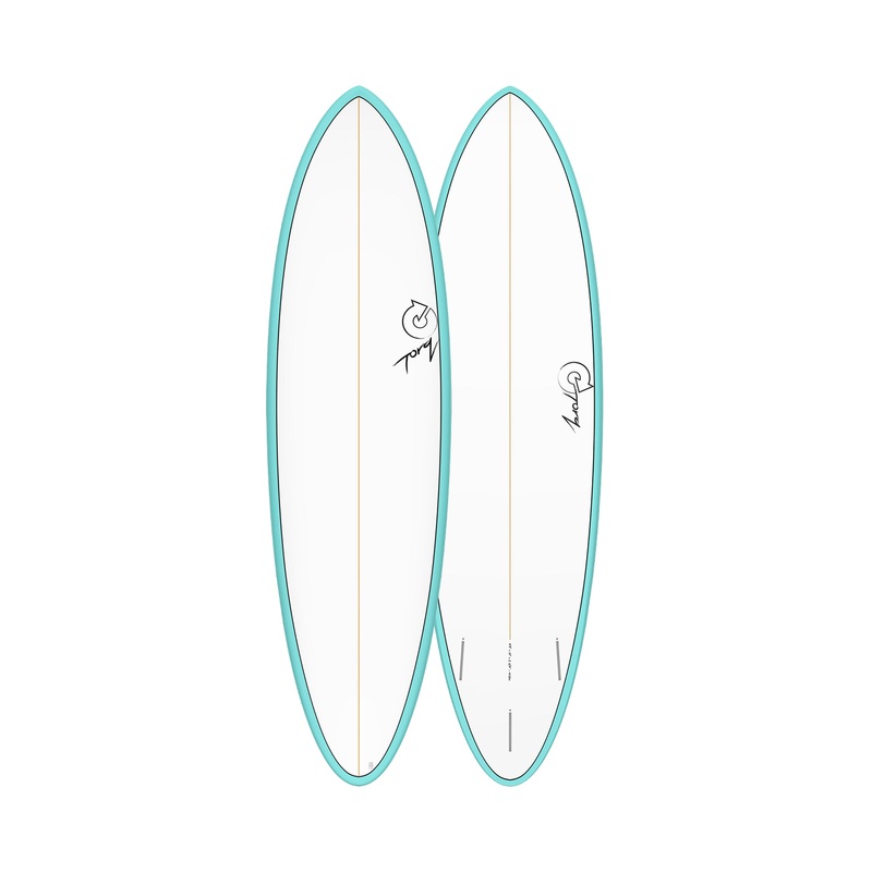 Torq TET Mod Fun Sea Green + Pinline Surfboard