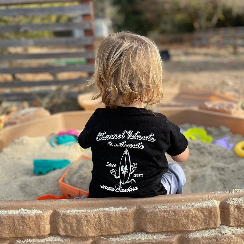 TODDLER SURFY SS TEE BLACK