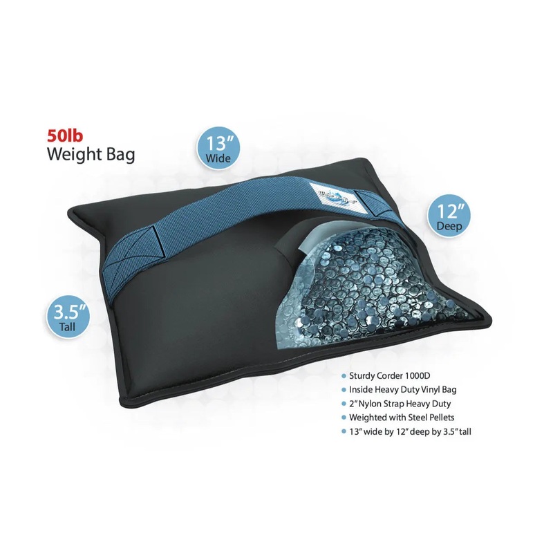 Wakeballast Bag - 500 Lbs - 50 Lbs x 10 Qty - 10 Heavy Duty Bag Bundle