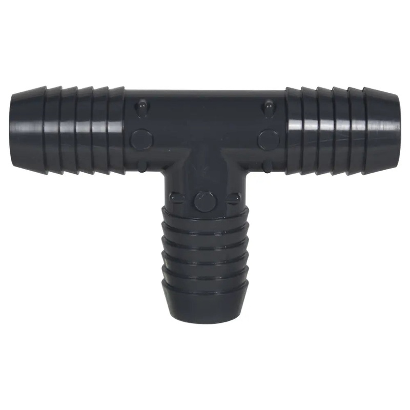 1" PVC Tee - 3 Barbed Ends - Ballast System