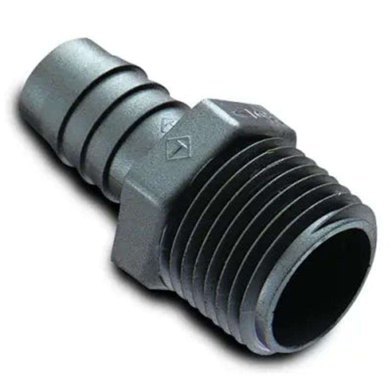 3/4" NPT to 1" Hose Barb Fitting - Standard 3/4 Thread