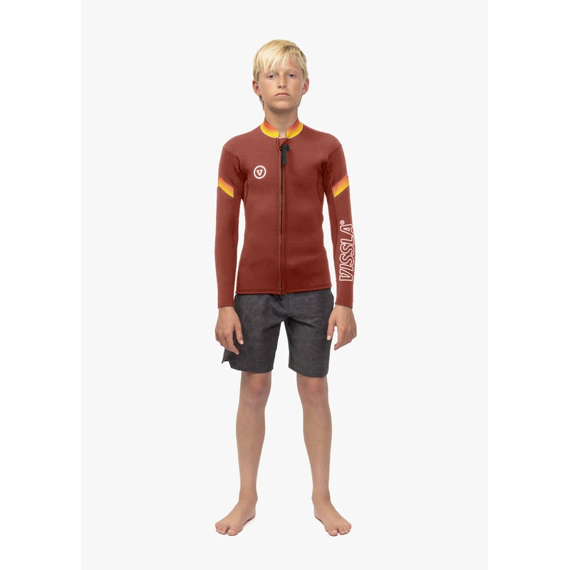 7 Seas Boys Raditude 2Mm Front Zip Wetsuit Jacket