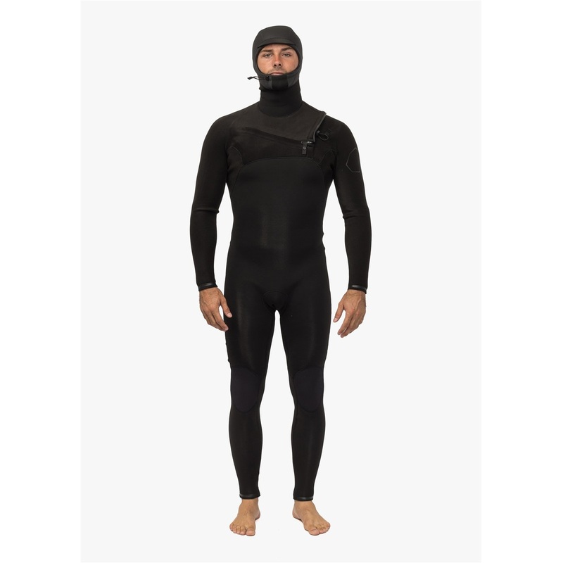 High Seas II 4-3 Full Hooded Chest Zip Wetsuit