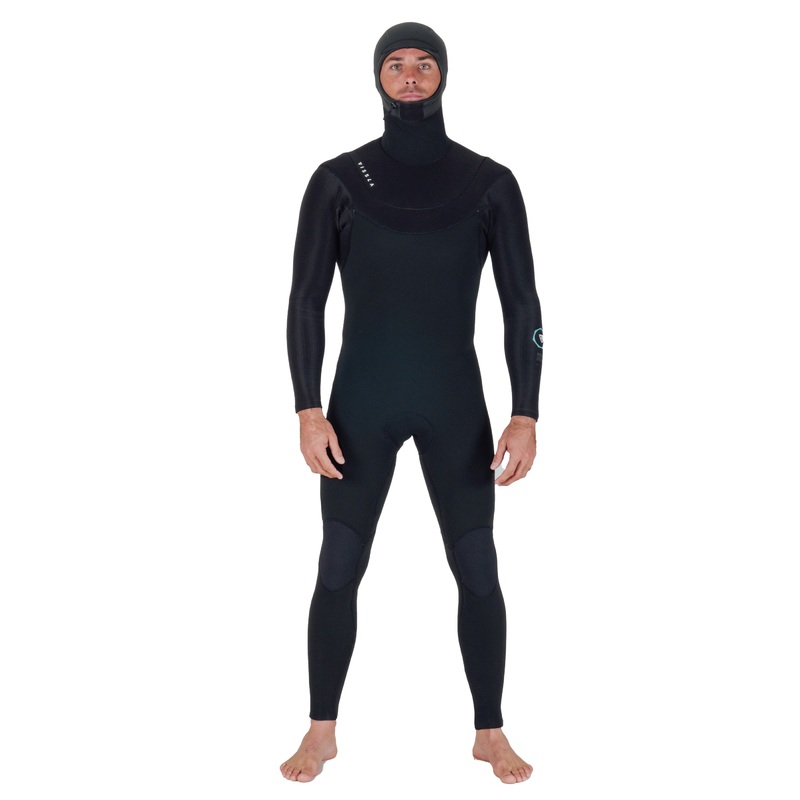 New Seas 4-3 Hooded U-Zip Wetsuit