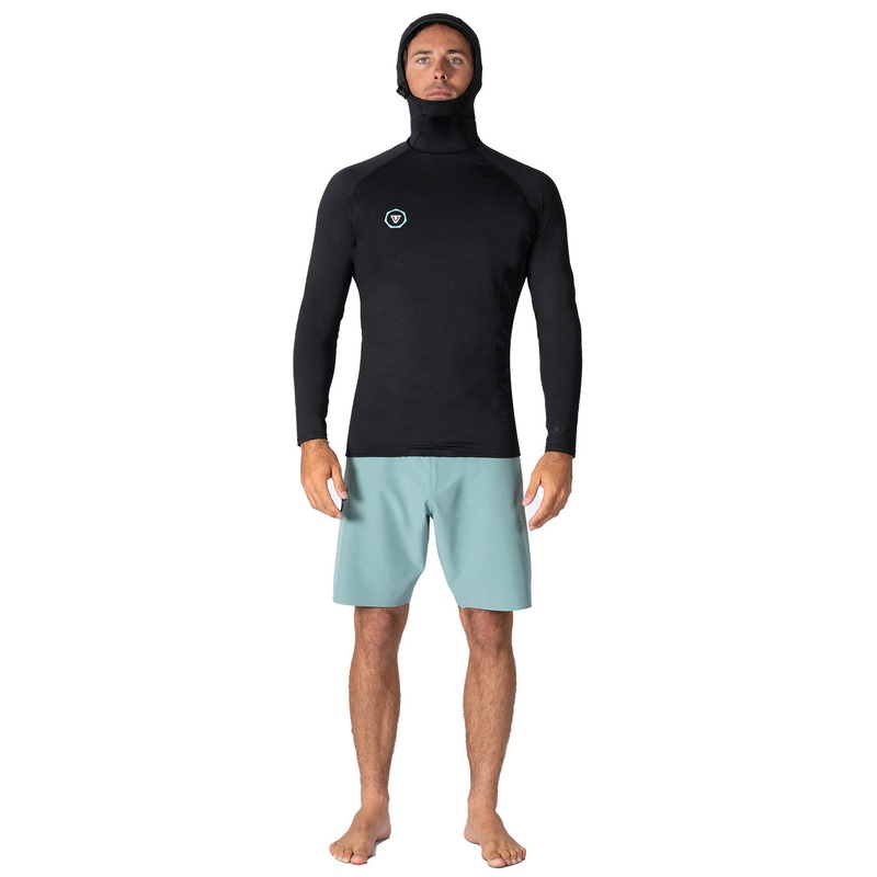 Warm Seas Eco Hooded Long Sleeve Rash Guard