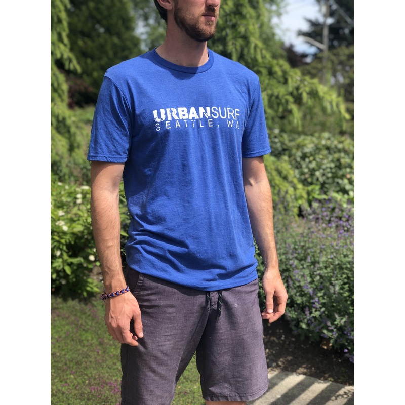 Urban Surf Tech Logo Tee - Royal Frost