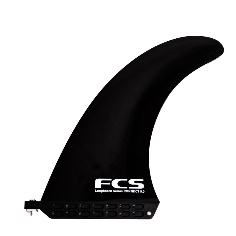 8" FCS Connect Screw And Plate Longboard Fin