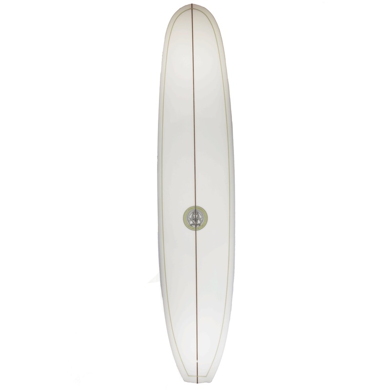 9'6" Bauer Surfboards Noserider Single Fin - Sanded