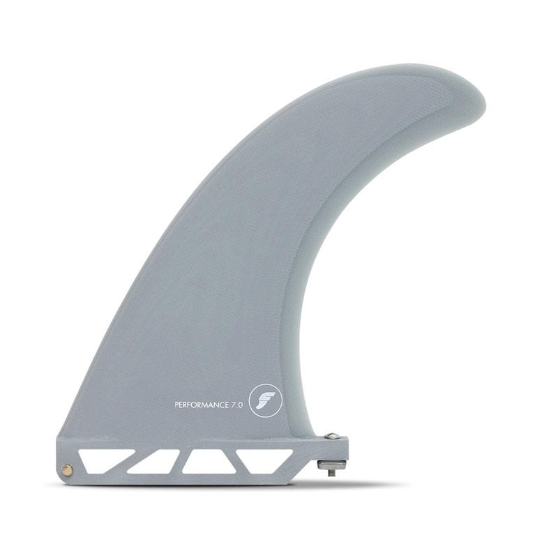 Futures Performance 7" Longboard Fin - Grey