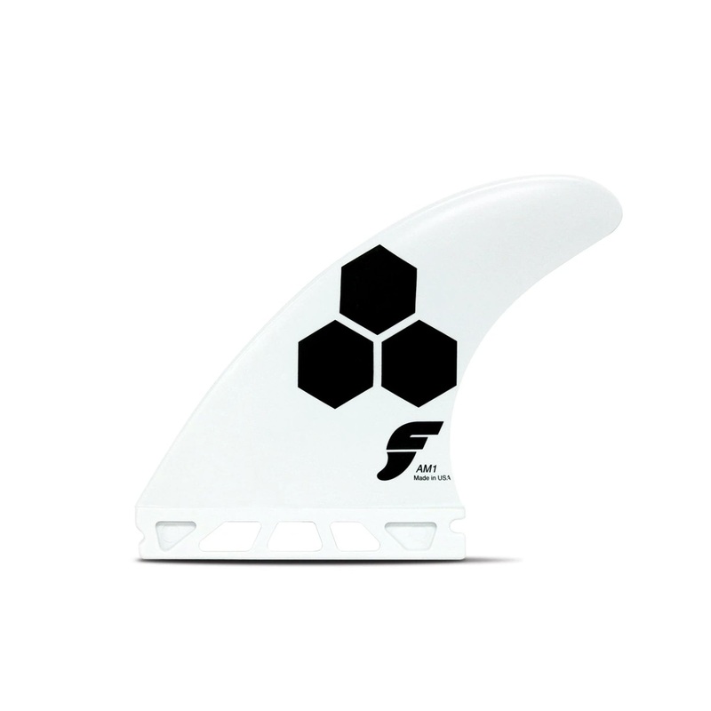 Futures AM1 Thermotech Tri Surfboard Fins - Medium/White