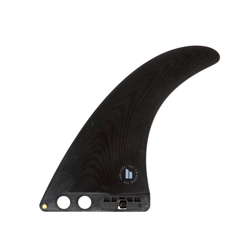 FCS II Connect Performance Glass 8" Longboard Surfboard Fin - Black