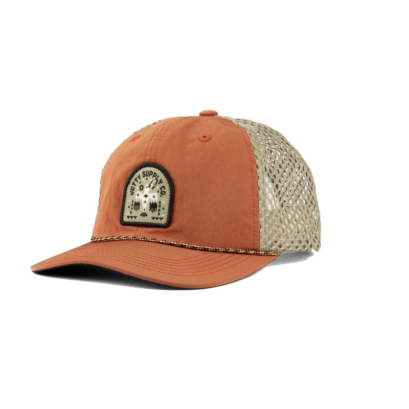 Jetty Ascension Men's Snapback Hat - Rust