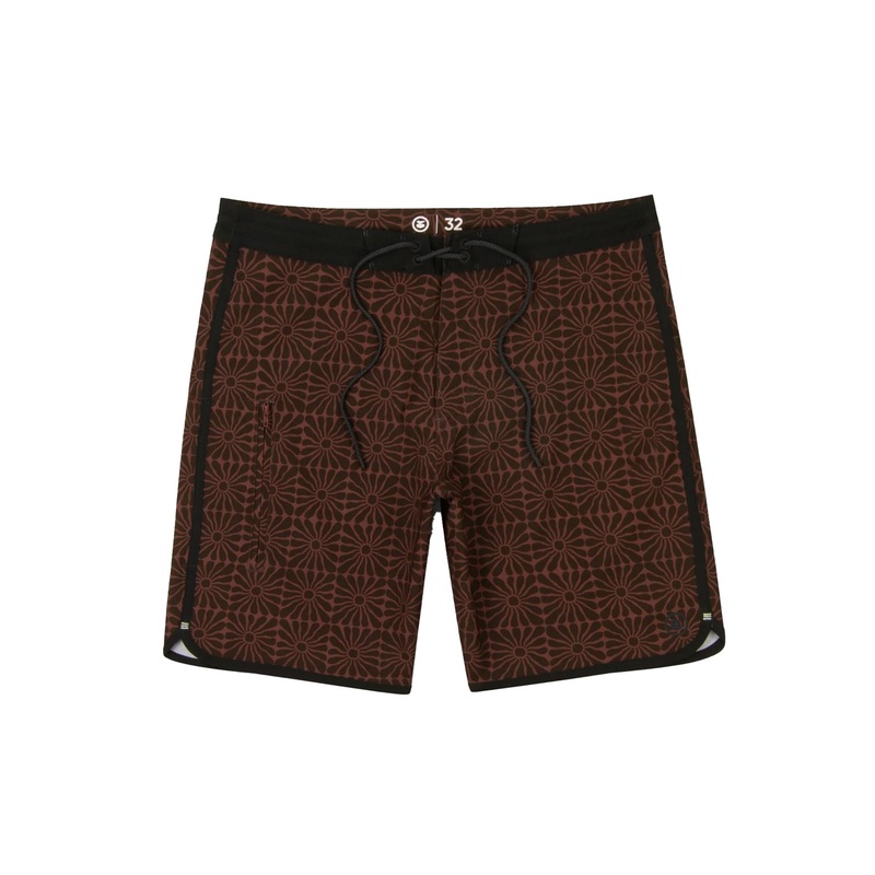 Jetty Atlantic 18.5" Men's Boardshorts - Maroon