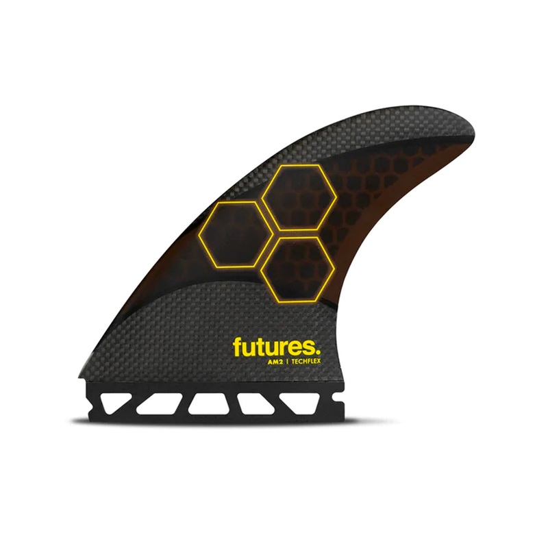 Futures Channel Islands AM2 Techflex Tri Surfboard Fins - Large/Orange