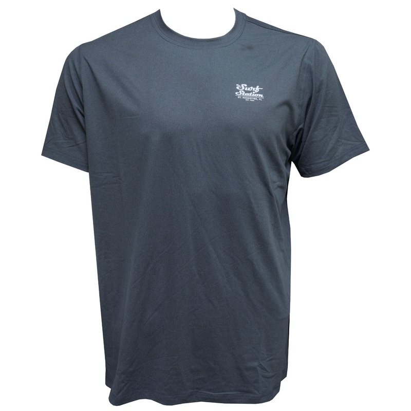Surf Station Antix Men's S/S Sun Shirt - Heather Black