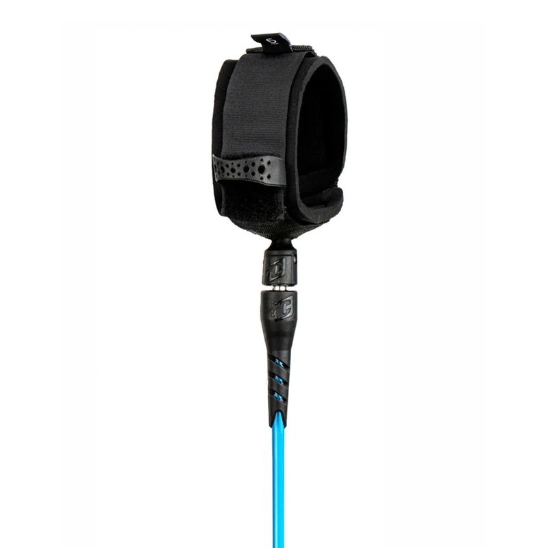 Creatures Of Leisure Icon Surfboard Leash - 8'/Blue/Black