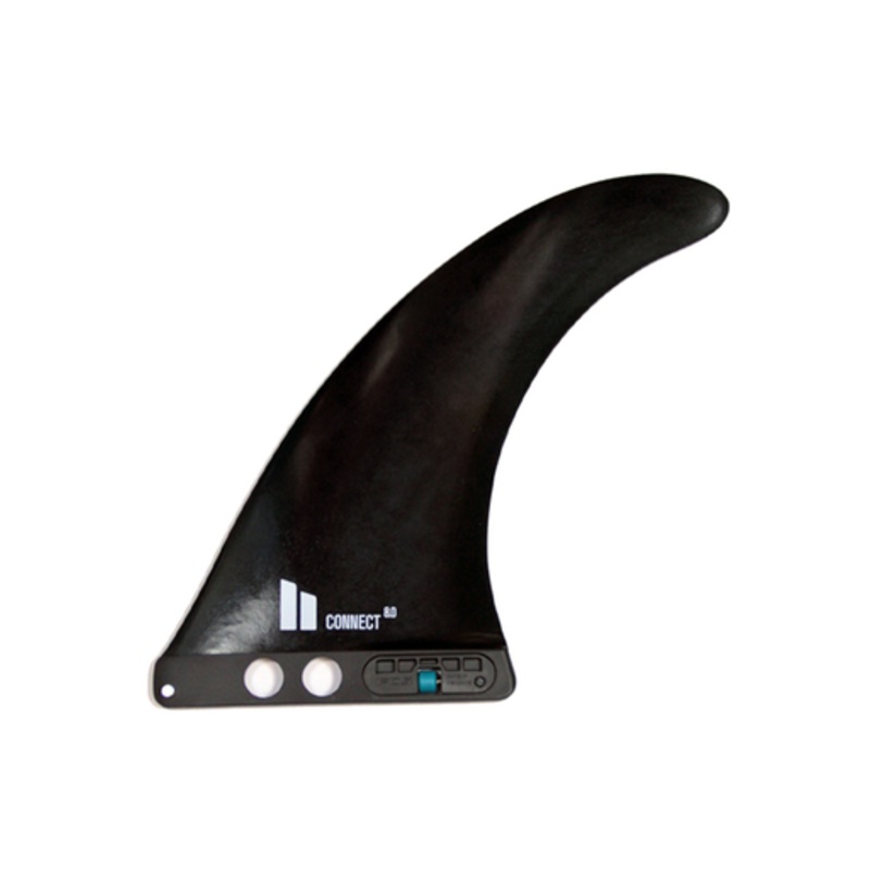 FCS II Connect Glass Flex Longboard Fin - 8"/Black