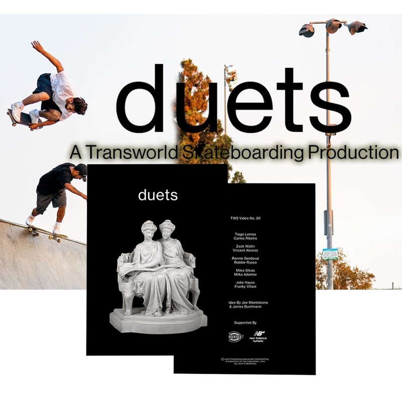 Transworld Duets Skate Movie DVD
