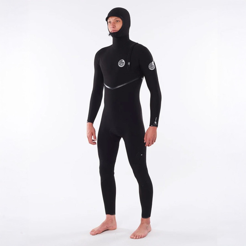 Ripcurl E-Bomb Men Zip Free Hooded Wetsuit E7 4/3mm
