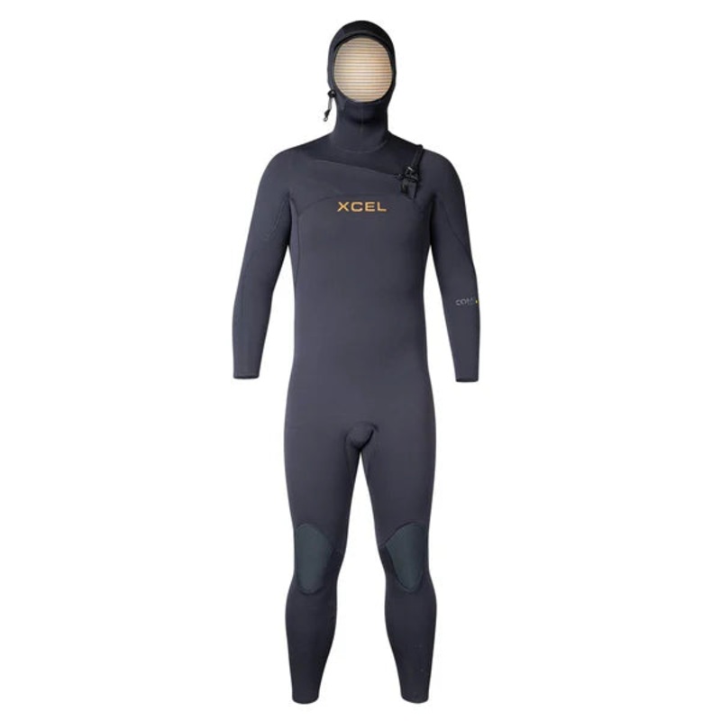 Xcel Comp+ Hooded Men Chest Zip Wetsuit 4/3mm